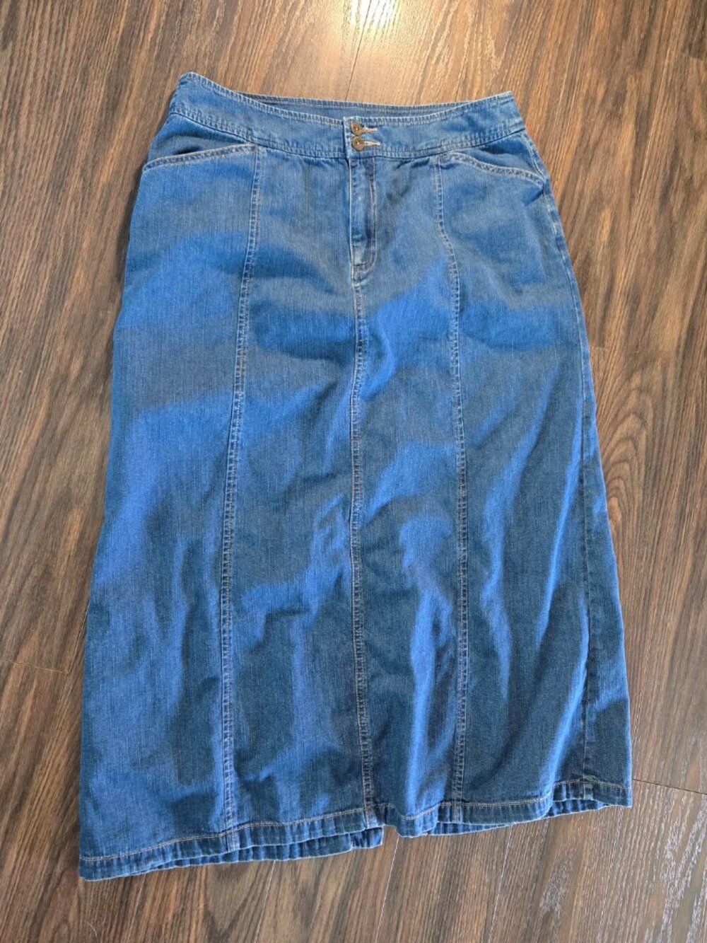 CITY BLUES 70s/Boho/Hippie Chic Style Cotton/Rayon Maxi Skirt SIZE 12